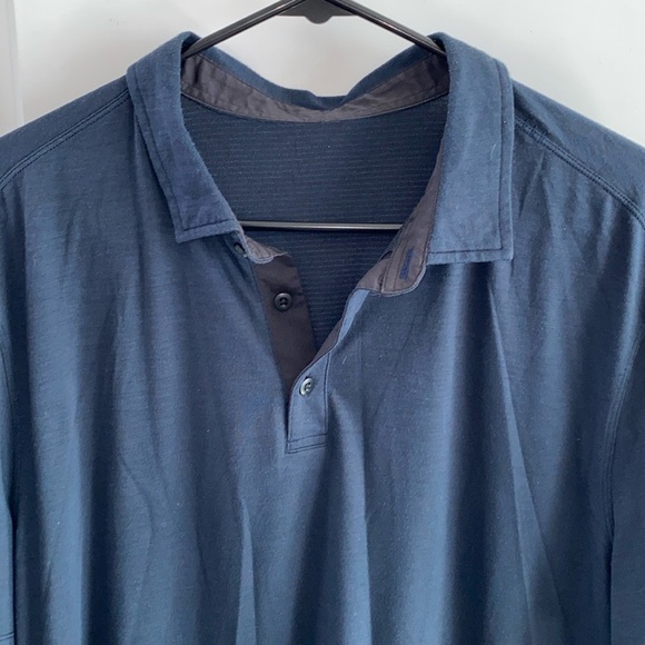 Men’s True Navy Evolution Polo - Picture 2 of 4